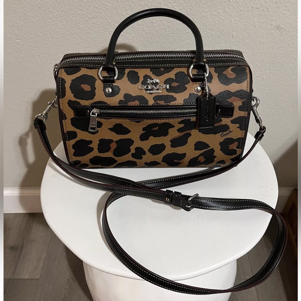 🤎🖤 Coach Rowan Satchel Bag ♠️